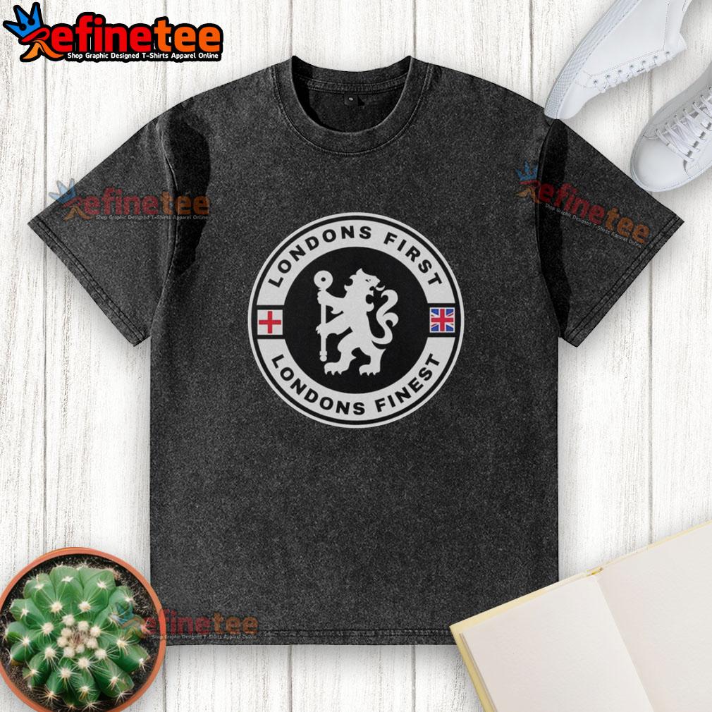 premium-chelsea-fc-londons-first-londons-finest-washed-t-shirt Premium Chelsea FC London's First Finest washed t-shirt featuring vibrant club logo and stylish design for fans.