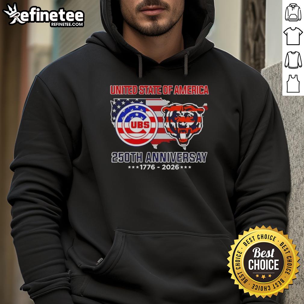 premium-chicago-sport-teams-usa-250th-anniversary-1776-2026-map-flag-hoodie Premium Chicago Sport Teams hoodie featuring a USA map and flag for the 250th Anniversary, 1776-2026.
