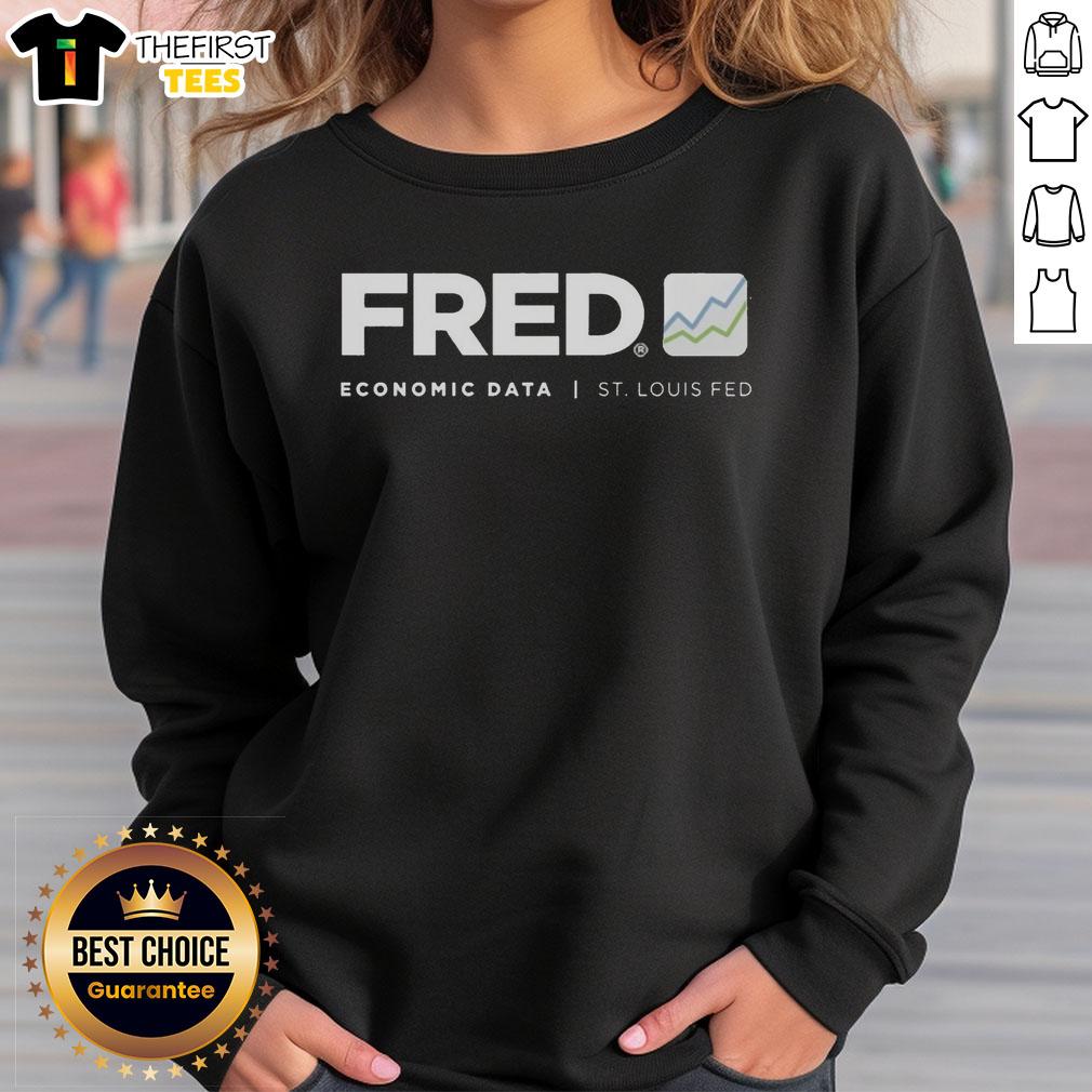 premium-christopher-waller-fred-economic-data-st-louis-fed-sweatshirt Premium Christopher Waller Fred Economic Data St. Louis Fed sweatshirt in navy blue, featuring a stylish design.