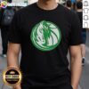 Premium Dallas Mavericks white logo Patrick's Day T-shirt featuring a festive design for fans celebrating the holiday.