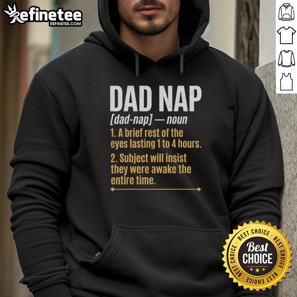 premium-funny-dad-nap-definition-fathers-day-humor-sleeping-dad-hoodie Premium Funny Dad Nap Definition Fathers Day Humor Sleeping Dad T-Shirt - Image 2