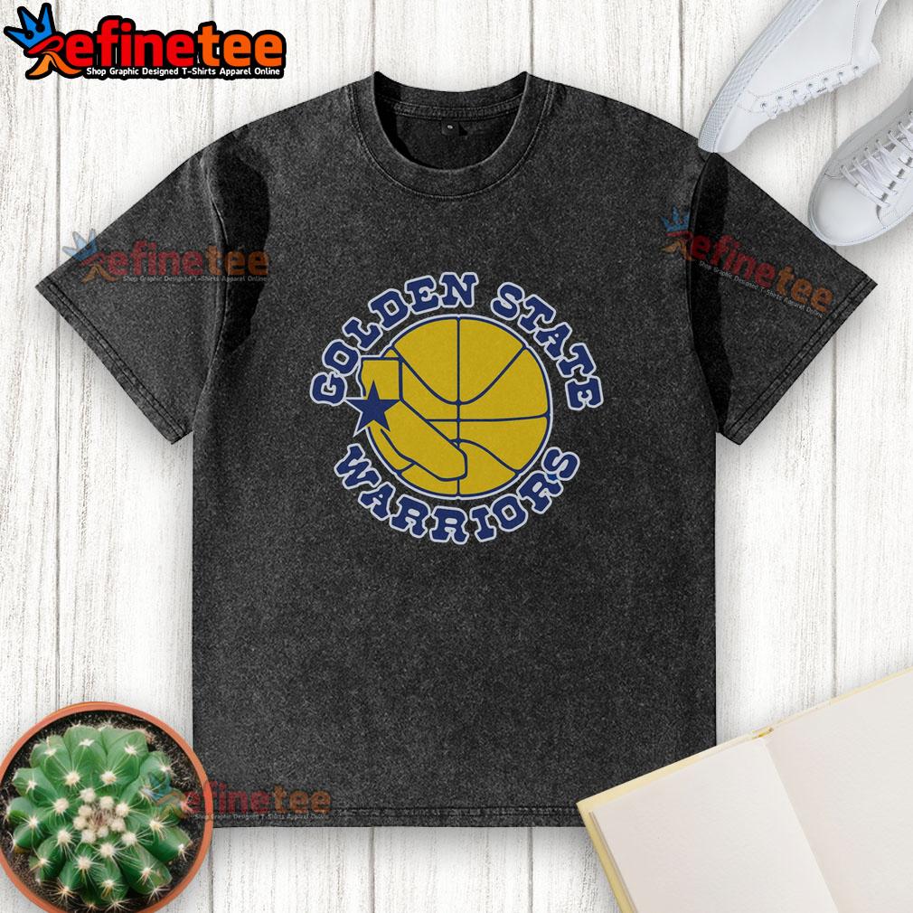 premium-golden-state-warriors-mitchell-ness-washed-t-shirt Premium Golden State Warriors Mitchell & Ness T-Shirt - Image 2