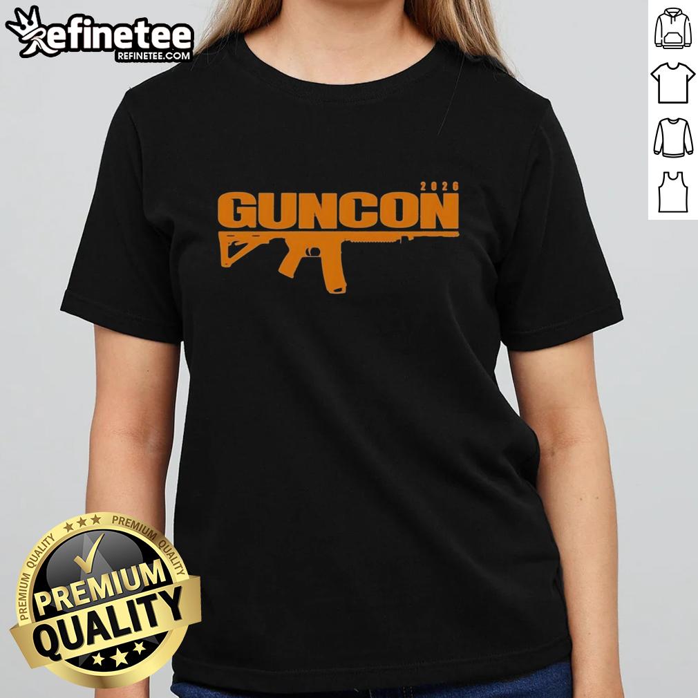 premium-guncon-2026-ladies-tee Premium Guncon 2026 Ladies Tee featuring a stylish design, perfect for casual wear and showcasing a modern aesthetic.
