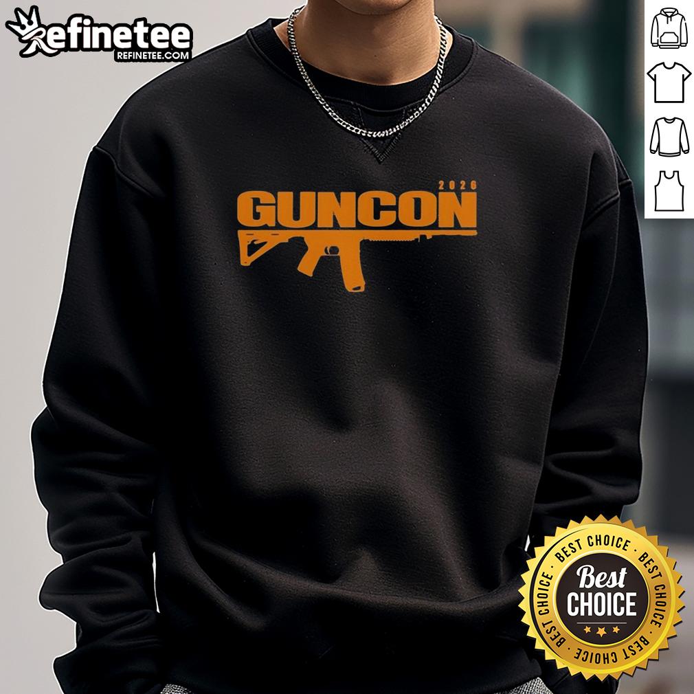 premium-guncon-2026-sweatshirt Premium Guncon 2026 Sweatshirt in navy blue featuring a stylish logo and comfortable fit, perfect for casual wear.