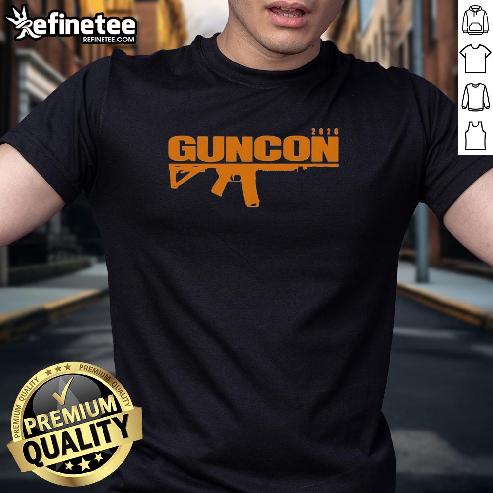 premium-guncon-2026-t-shirt Premium Guncon 2026 T-Shirt featuring a stylish design and high-quality fabric, perfect for gaming enthusiasts.