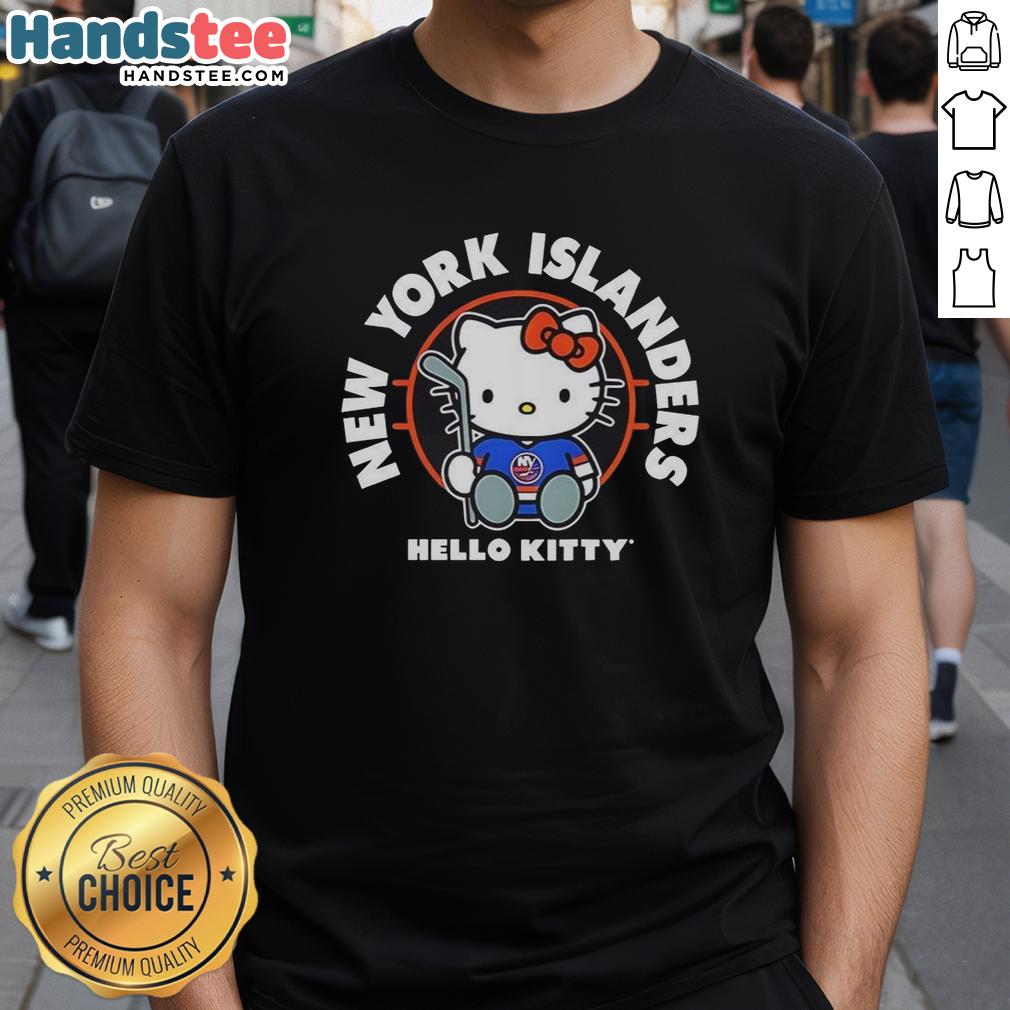 premium-hello-kitty-x-new-york-islanders-nhl-logo-t-shirt-1 Premium Hello Kitty X New York Islanders NHL logo T-shirt featuring a playful design for fans and collectors.