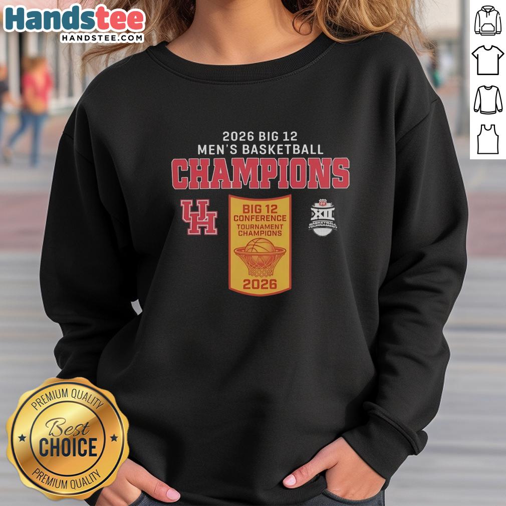 premium-houston-cougar-big-12-mens-basketball-champions-2026-sweatshirt Alt Text: Premium Houston Cougar Big 12 Men's Basketball Champions 2026 Sweatshirt showcasing team pride and style.