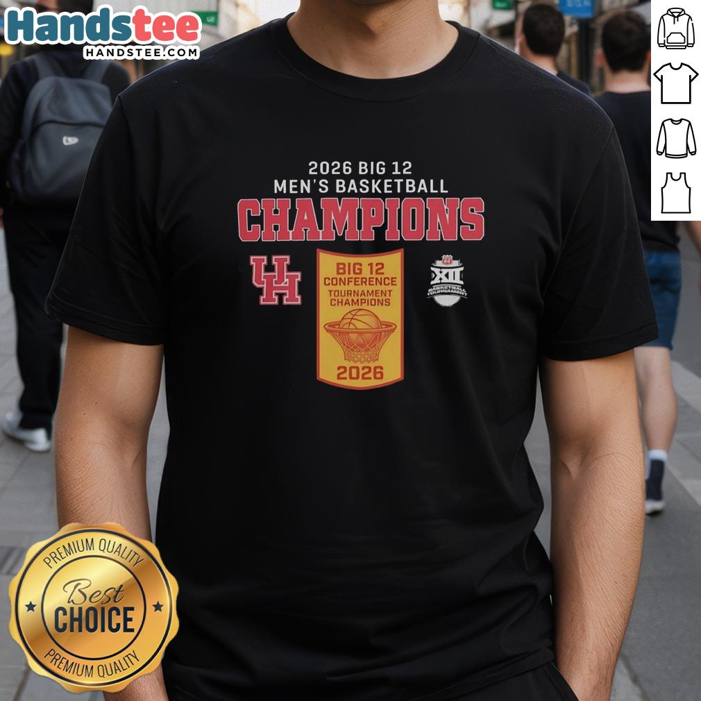 premium-houston-cougar-big-12-mens-basketball-champions-2026-t-shirt-1 Premium Houston Cougar Big 12 Men's Basketball Champions 2026 T-Shirt featuring vibrant team graphics and comfortable fit.