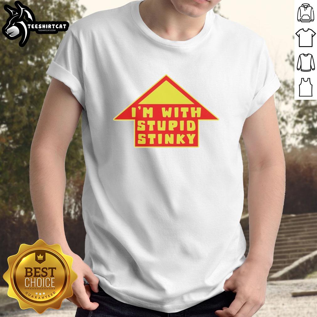 premium-im-with-stupid-stinky-t-shirt-1 Alt Text: Premium I'm With Stupid Stinky T-Shirt featuring a humorous design, perfect for casual wear and fun gifts.