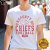 Premium Kansas City Chiefs Football Property 1960 T-Shirt featuring vintage design and team logo, perfect for fans.