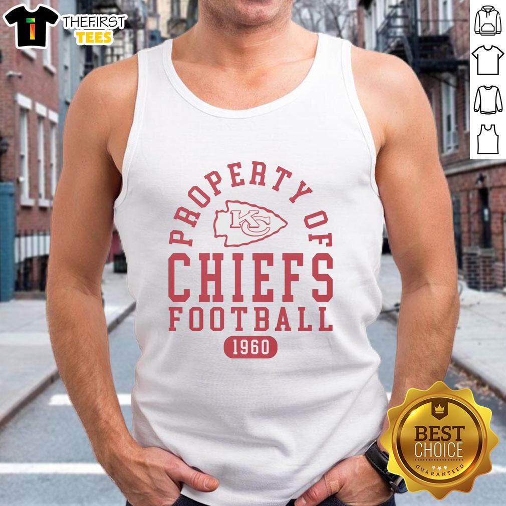 premium-kansas-city-chiefs-football-property-1960-tank-top Alt Text: Premium Kansas City Chiefs football property tank top from 1960, featuring classic team colors and logo design.