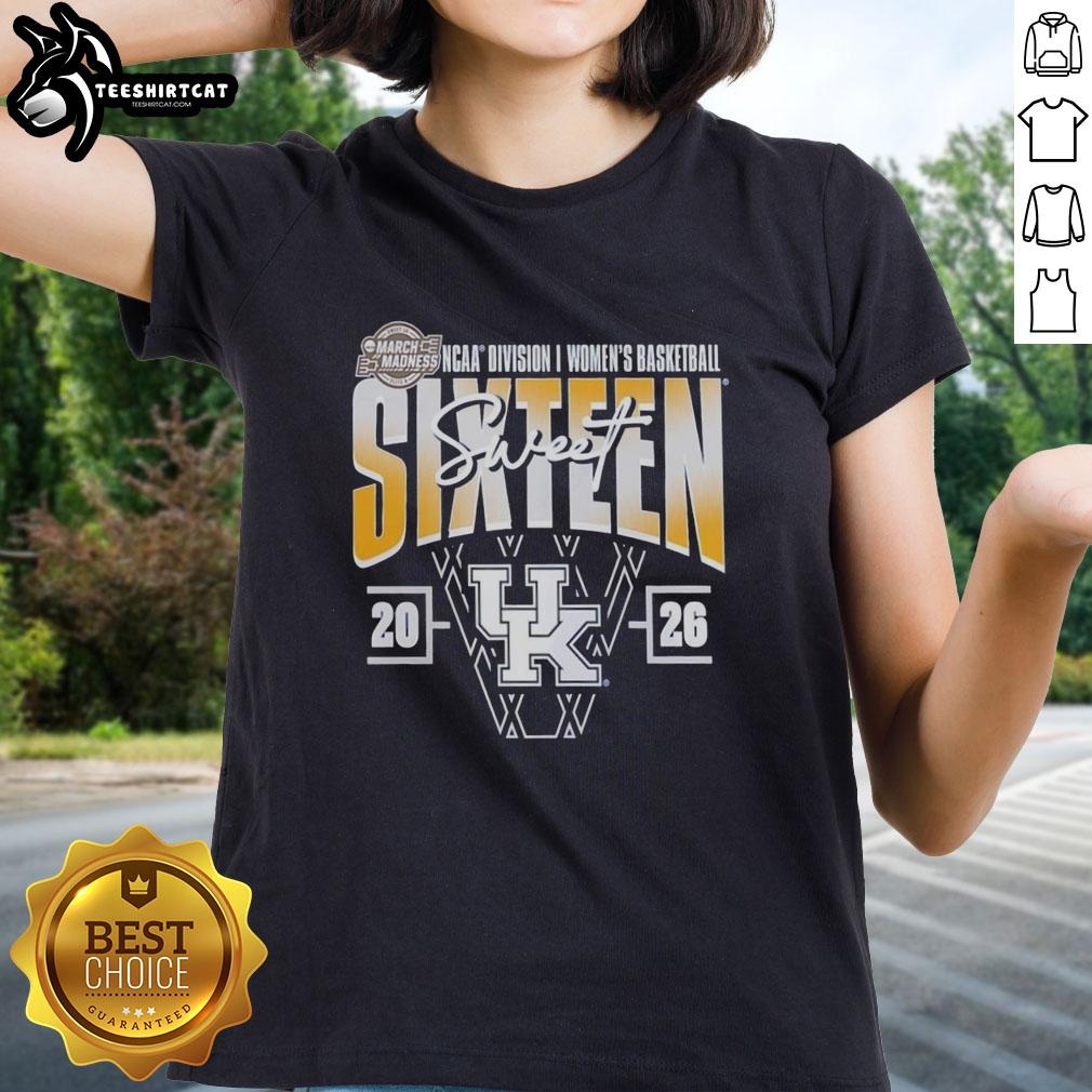 premium-kentucky-wildcats-2026-march-madness-sweet-16-ncaa-womens-basketball-tournament-ladies-tee Alt Text: Premium Kentucky Wildcats 2026 Sweet 16 NCAA Women's Basketball Tournament ladies tee showcasing team spirit.