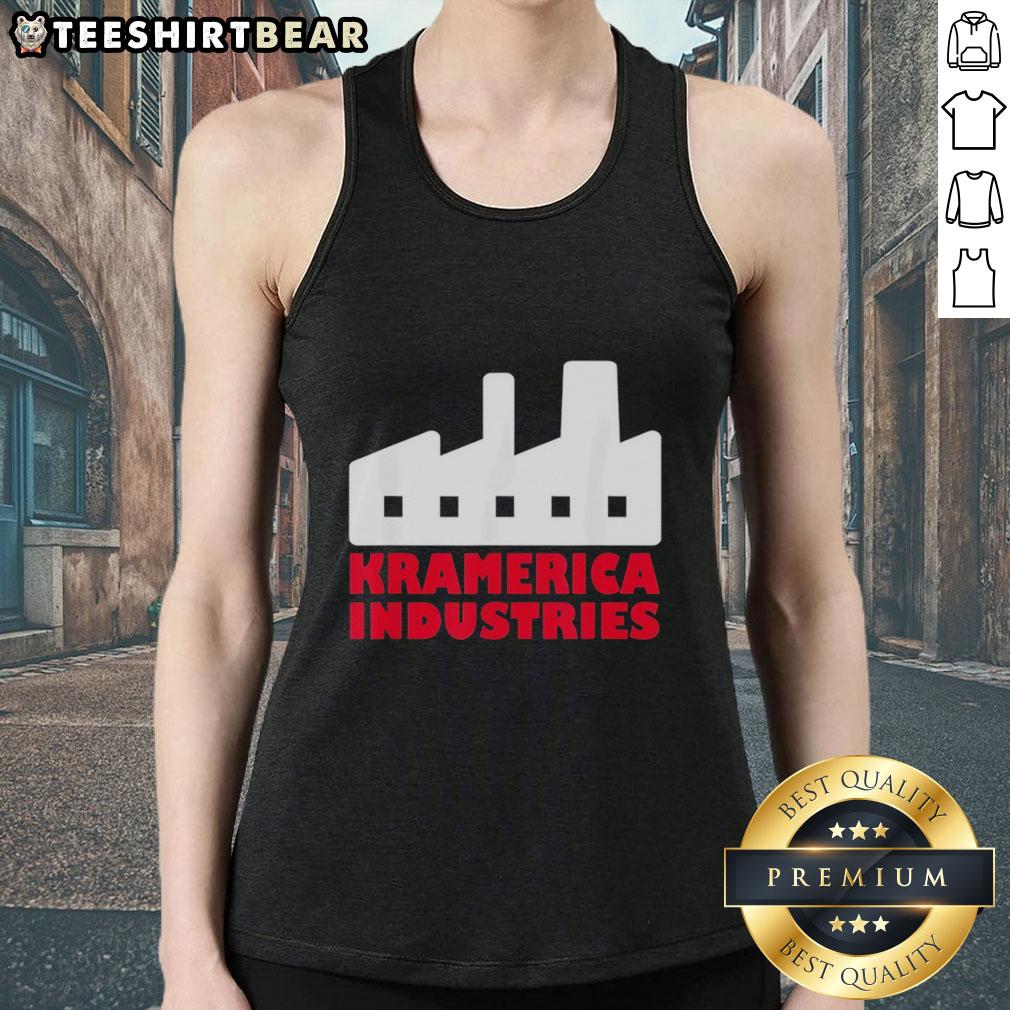 premium-kramerica-industries-tank-top Alt Text: Premium Kramerica Industries tank top featuring a stylish design, perfect for casual wear and summer outings.