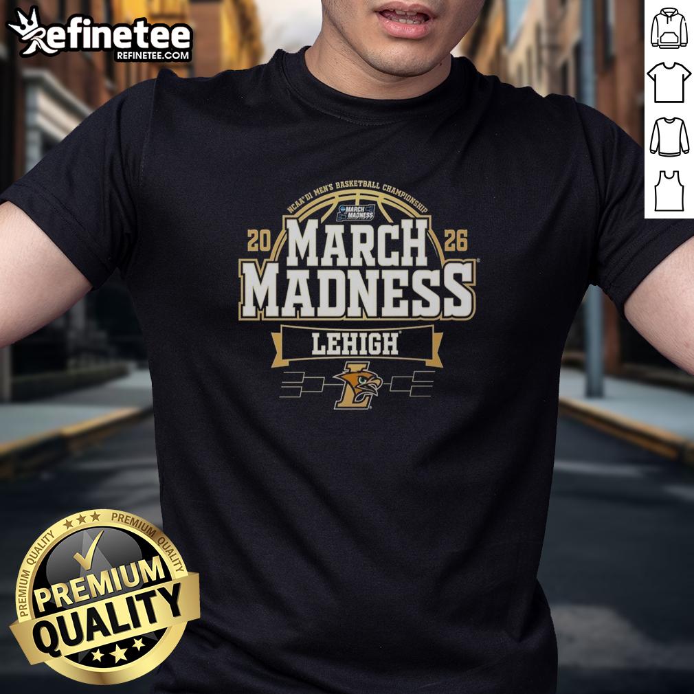premium-lehigh-mountain-hawks-2026-mens-basketball-march-madness-t-shirt Premium Lehigh Mountain Hawks 2026 Men's Basketball March Madness T-Shirt featuring bold team logo and vibrant design.