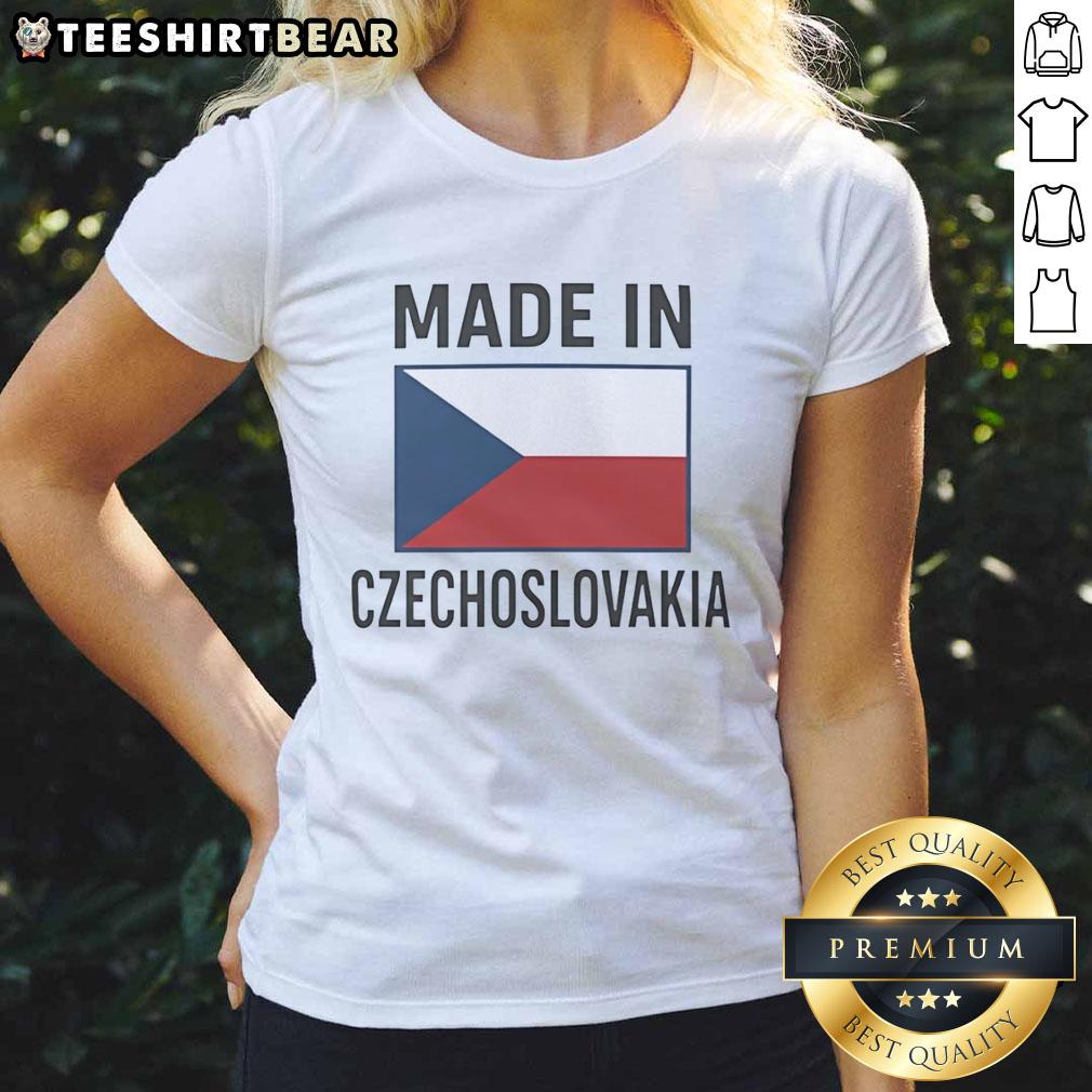 premium-made-in-czechoslovakia-czechia-flag-ladies-tee Premium Made in Czechoslovakia Czechia Flag Ladies Tee showcasing vibrant colors and stylish design for Czech pride.