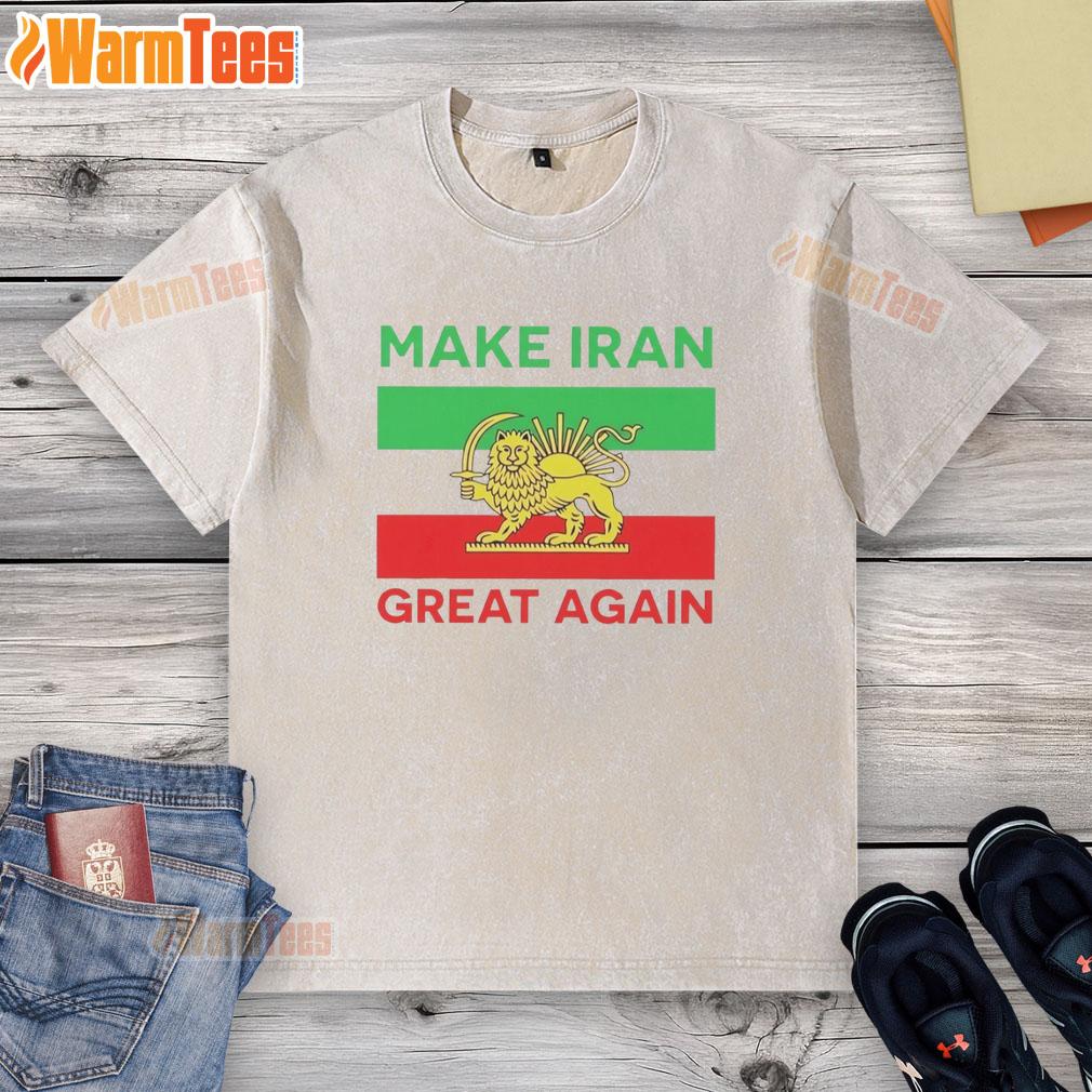 premium-make-iran-great-again-2026-free-iran-washed-t-shirt Alt Text: Premium Make Iran Great Again 2026 T-shirt, expressing support for a free Iran with stylish design and bold colors.