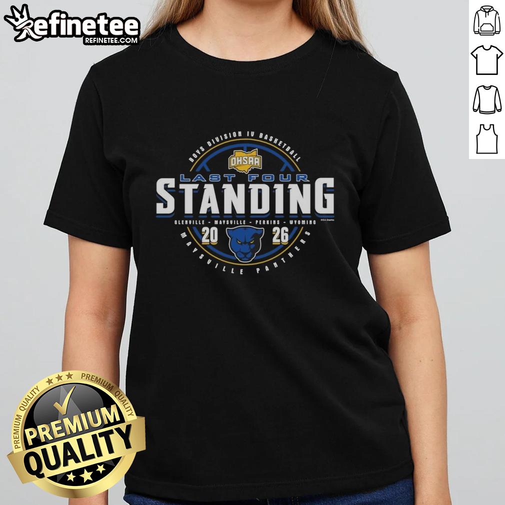premium-maysville-panthers-2026-ohsaa-boys-basketball-division-4-last-four-standing-ladies-tee Alt Text: Premium Maysville Panthers 2026 OHSAA Boys Basketball Division 4 Last Four Standing Ladies Tee shirt design.