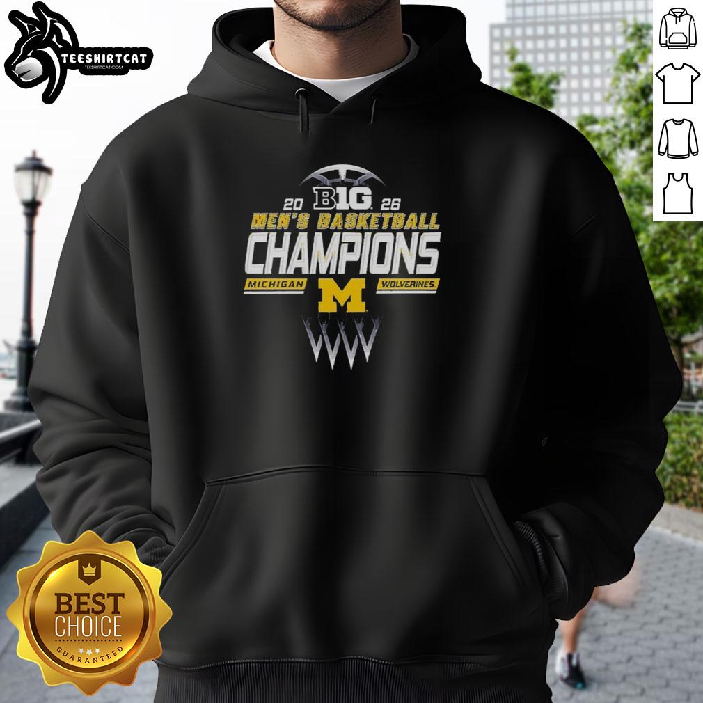 premium-michigan-wolverines-2026-big-ten-mens-basketball-regular-season-champions-hoodie Premium Michigan Wolverines 2026 Big Ten Men's Basketball Champions hoodie, showcasing team pride and stylish design.