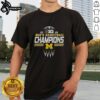 Alt Text: Premium Michigan Wolverines 2026 Big Ten Men's Basketball Champions T-Shirt featuring team colors and logo.