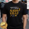 Premium Nashville Predators 'The Road To The Cottage' T-Shirt featuring team colors and logo, perfect for fans.