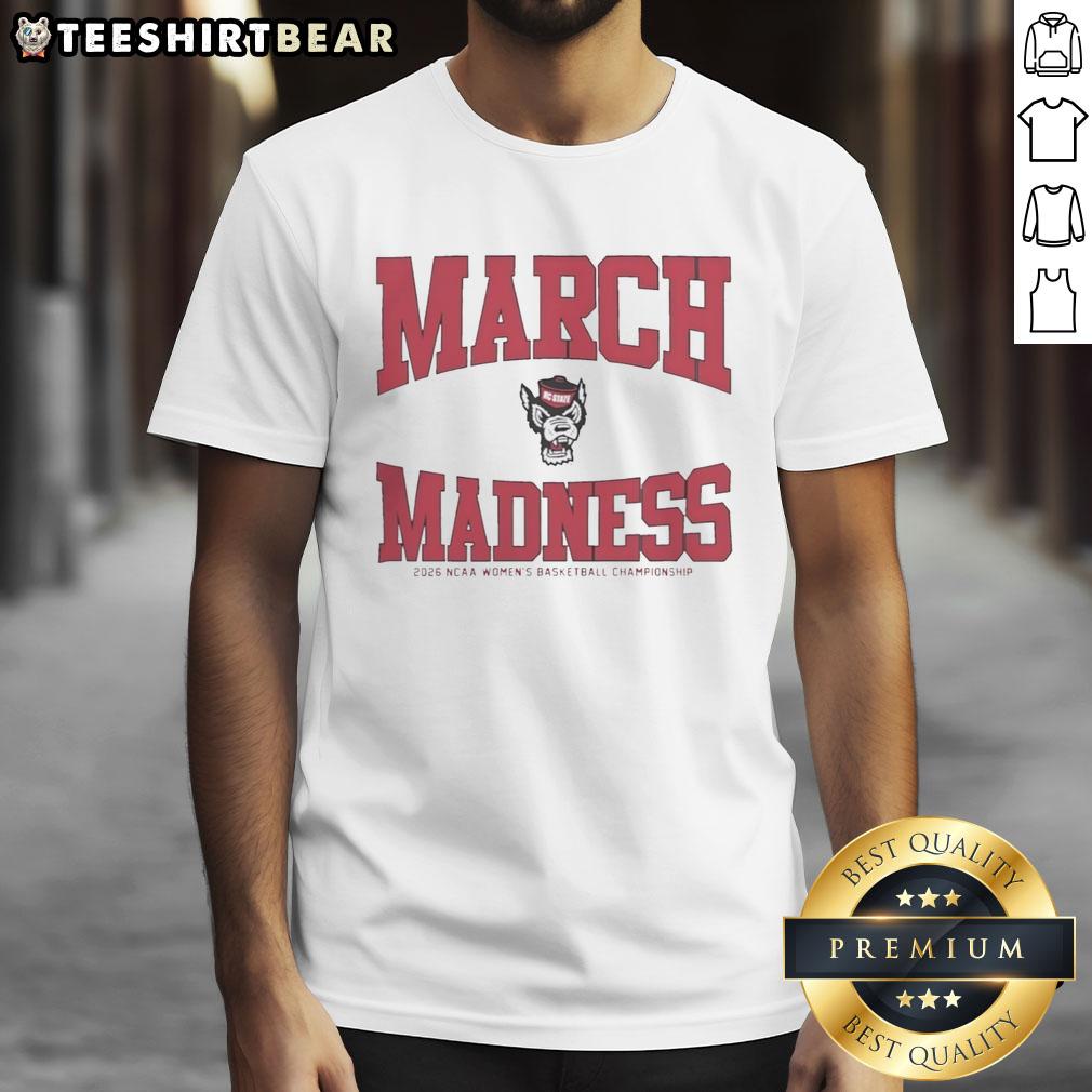 premium-nc-state-wolfpack-march-madness-2026-ncaa-womens-basketball-championship-t-shirt-1 Premium NC State Wolfpack March Madness 2026 NCAA Women's Basketball Championship T-Shirt featuring team colors and logo.