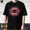 Alt Text: Premium Pitching Ninja USA Team T-Shirt featuring a stylish design perfect for baseball enthusiasts and fans.