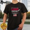 Premium red, white, blue, and gold USA Hockey T-shirt for the 2026 Winter Olympics, showcasing patriotic design.