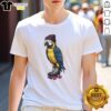 Premium Roller Skating Parrot Graphic T-Shirt featuring a vibrant parrot design on a stylish tee, perfect for skaters.