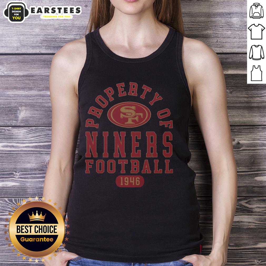 premium-san-francisco-49ers-property-1946-tank-top Premium San Francisco 49ers Property 1946 Tank Top featuring team logo and vintage design for sports fans.