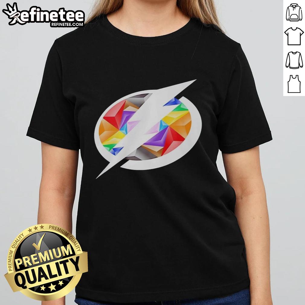 premium-tampa-bay-lightning-pride-logo-ladies-tee Premium Tampa Bay Lightning Pride Logo Ladies Tee featuring vibrant team colors and stylish design for fans.
