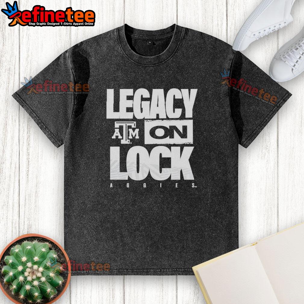 premium-texas-am-aggies-ncaa-2026-legacy-on-lock-on-logo-washed-t-shirt Alt Text: Premium Texas A&M Aggies NCAA 2026 Legacy On Lock Logo Washed T-Shirt in maroon, showcasing team spirit and style.