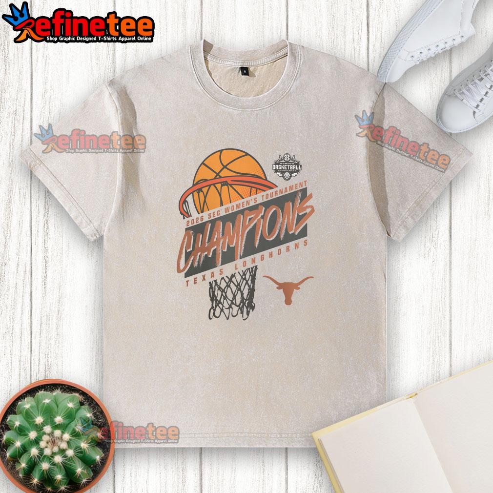 premium-texas-longhorns-2026-sec-womens-basketball-tournament-champions-washed-t-shirt Alt Text: Premium Texas Longhorns 2026 SEC Women's Basketball Tournament Champions Washed T-Shirt in vibrant colors.