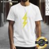 Alt Text: Premium The It Crowd Roy Trenneman Lightning Bolt T-Shirt featuring a bold lightning bolt design on a stylish tee.