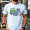 Alt Text: Premium NBA Noches ne B Minnesota Timberwolves 'Somos Los Wolves' 2024 T-Shirt showcasing team spirit and style.