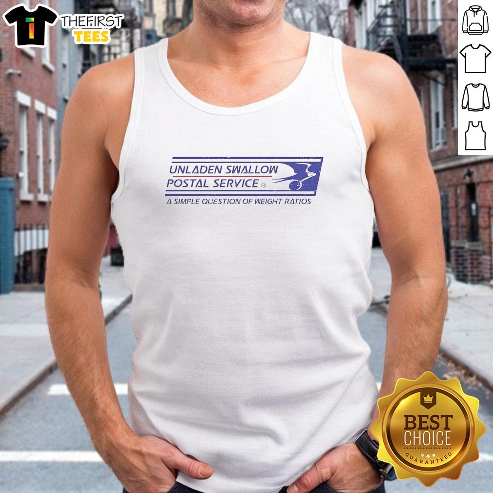 premium-unladen-swallow-postal-service-a-simple-question-of-weight-ratios-tank-top Premium Unladen Swallow Postal Service A Simple Question Of Weight Ratios T-Shirt - Image 4
