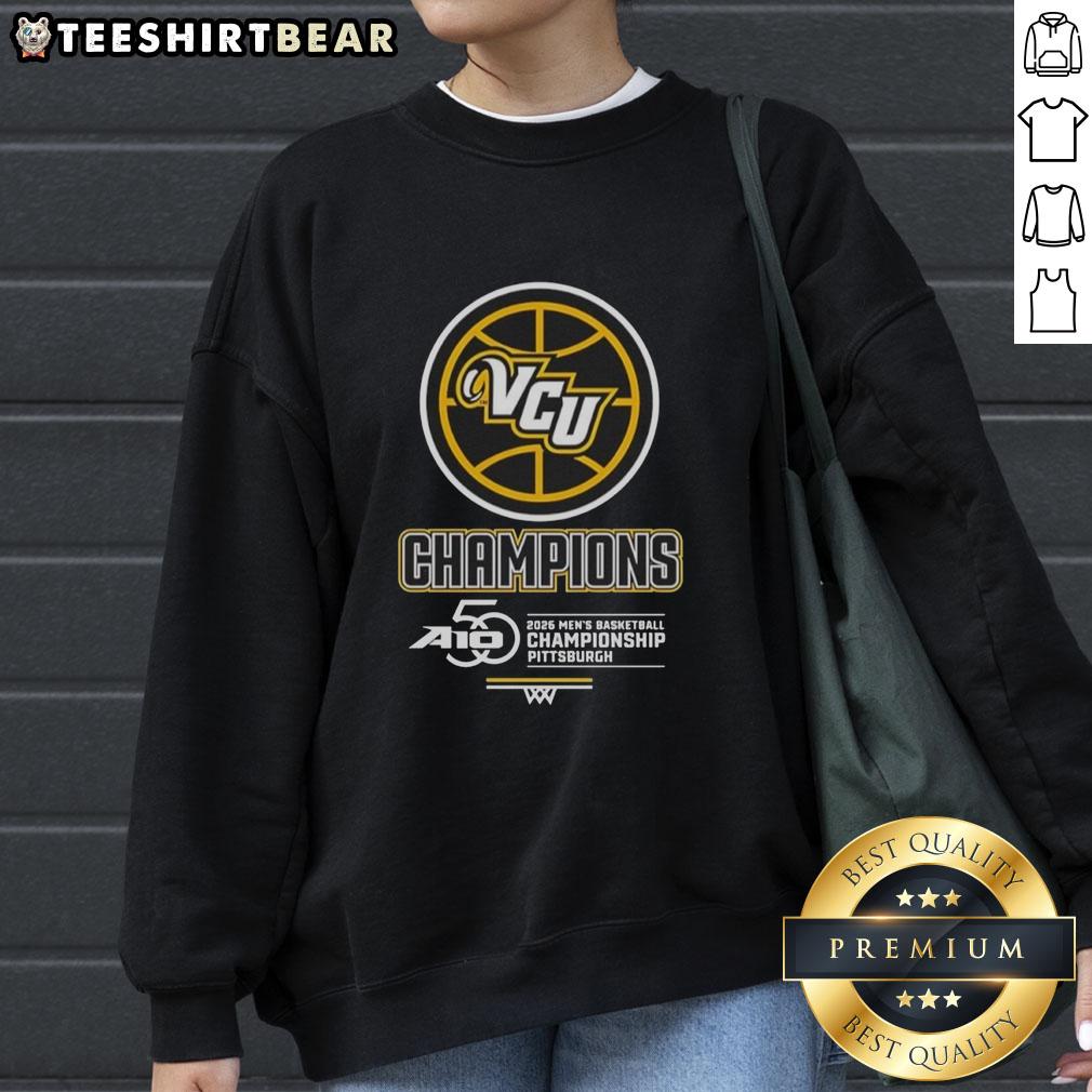 premium-vcu-2026-mens-basketball-championship-pittsburgh-sweatshirt Alt Text: Premium VCU 2026 Men's Basketball Championship Pittsburgh sweatshirt featuring team colors and logo.