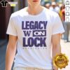 Premium Washington Huskies NCAA 2026 Legacy On Lock On T-Shirt featuring team colors and logo for fans and supporters.
