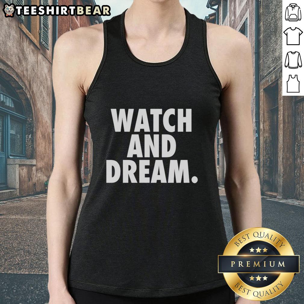 premium-watch-and-dream-tank-top Premium watch and Dream tank top displayed together, showcasing stylish fashion and trendy accessories for casual wear.