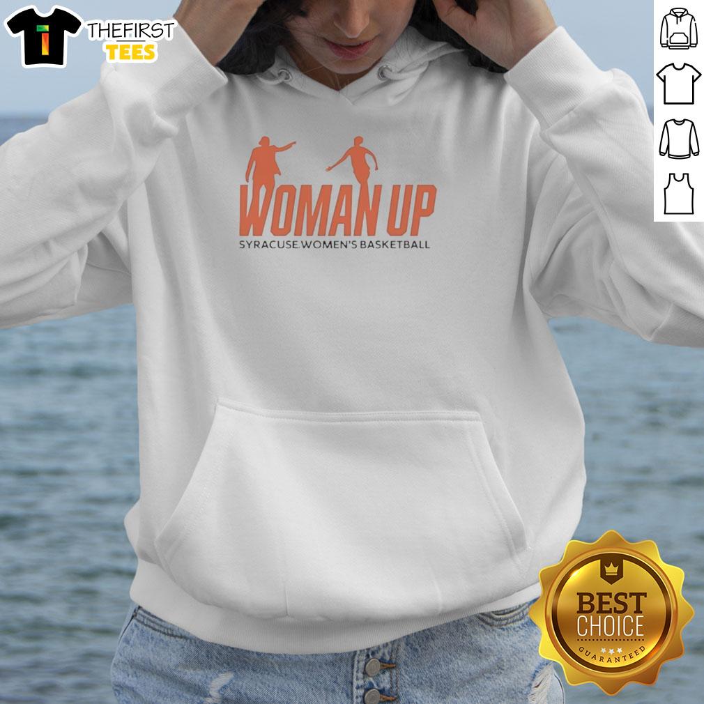 premium-woman-up-syracuse-womens-basketball-hoodie Premium Woman Up Syracuse Women's Basketball Hoodie featuring a stylish design and vibrant team colors for fans.