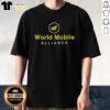 Premium World Mobile Alliance Logo T-Shirt featuring a bold logo design on a stylish, comfortable fabric.