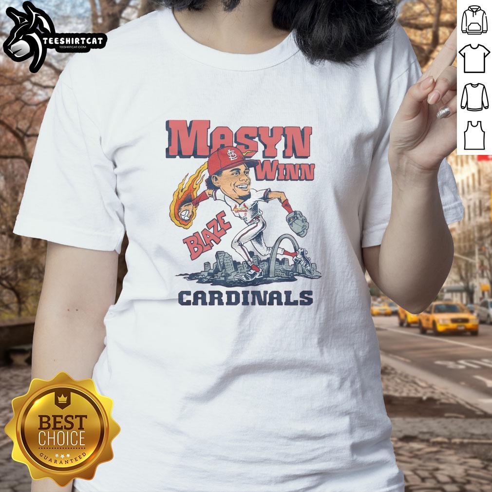 pretty-cardinals-masyn-winn-blaze-ladies-tee Pretty Cardinals Masyn Winn Blaze Ladies Tee featuring vibrant colors and stylish design for fans and fashion lovers.