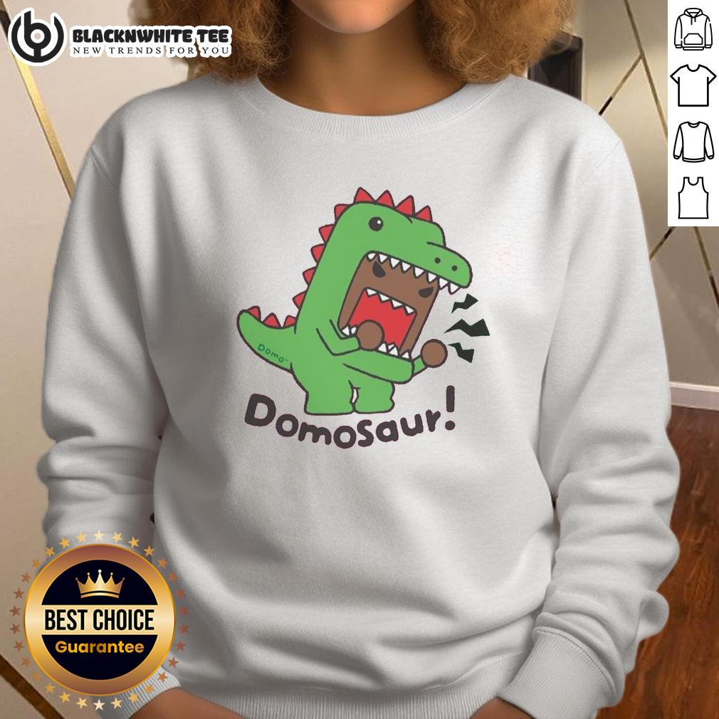 Pretty Domo Domosaur Sweatshirt Pretty Domo Domosaur sweatshirt featuring a colorful Domo character design, perfect for casual wear and anime fans.