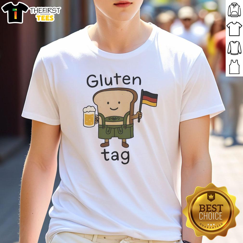 pretty-gluten-tag-german-bread-beer-t-shirt Pretty Gluten Tag German Bread Beer T-Shirt featuring a stylish design perfect for beer lovers and gluten-free enthusiasts.