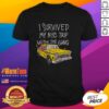 Alt Text: Pretty I Survived My NYC Trip with the Gang Spider Perks T-Shirt design featuring vibrant graphics and text.