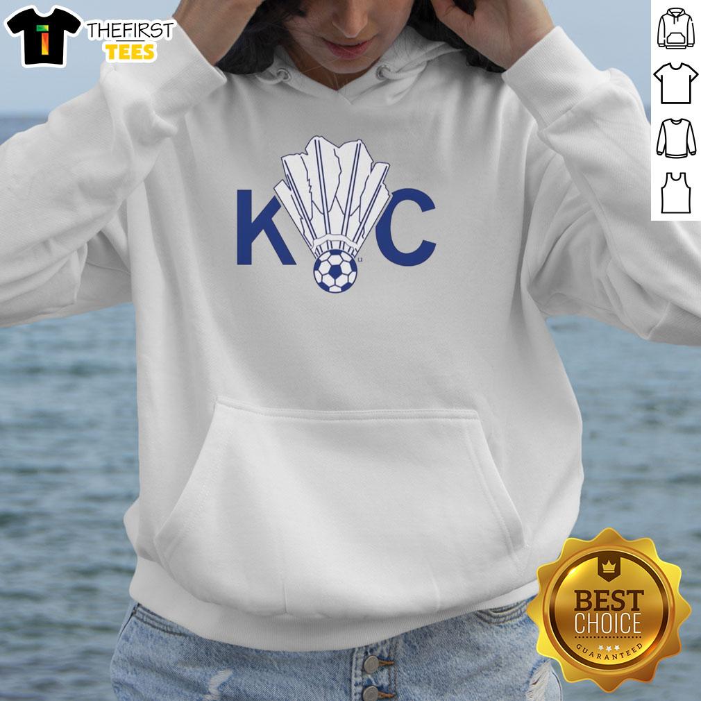 pretty-kc-soccer-shuttlecock-logo-hoodie Alt Text: Stylish Pretty-Kc Soccer Shuttlecock Logo Hoodie featuring a unique design, perfect for sports enthusiasts.