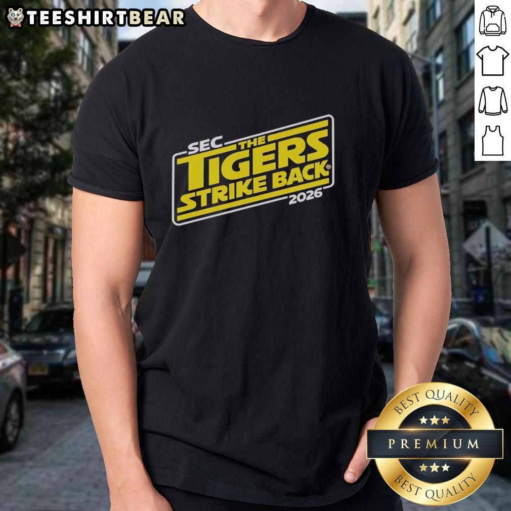 pretty-lsu-tigers-sec-the-tigers-strike-back-2026-t-shirt Pretty LSU Tigers SEC The Tigers Strike Back 2026 T-Shirt featuring vibrant colors and bold team graphics.