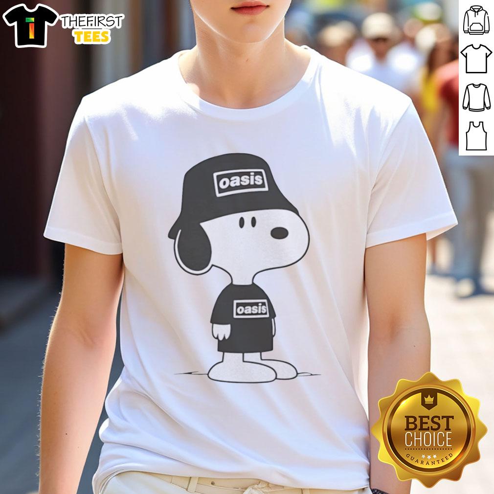 pretty-oasis-snoopy-t-shirt Pretty Oasis Snoopy T-Shirt featuring a colorful Snoopy graphic on a soft fabric, perfect for casual wear.