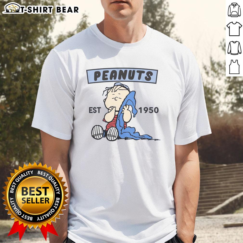 Pretty Peanuts Linus Est 1950 T Shirt Pretty Peanuts Linus Est 1950 T-Shirt featuring a vintage design of Linus from the Peanuts comic strip.