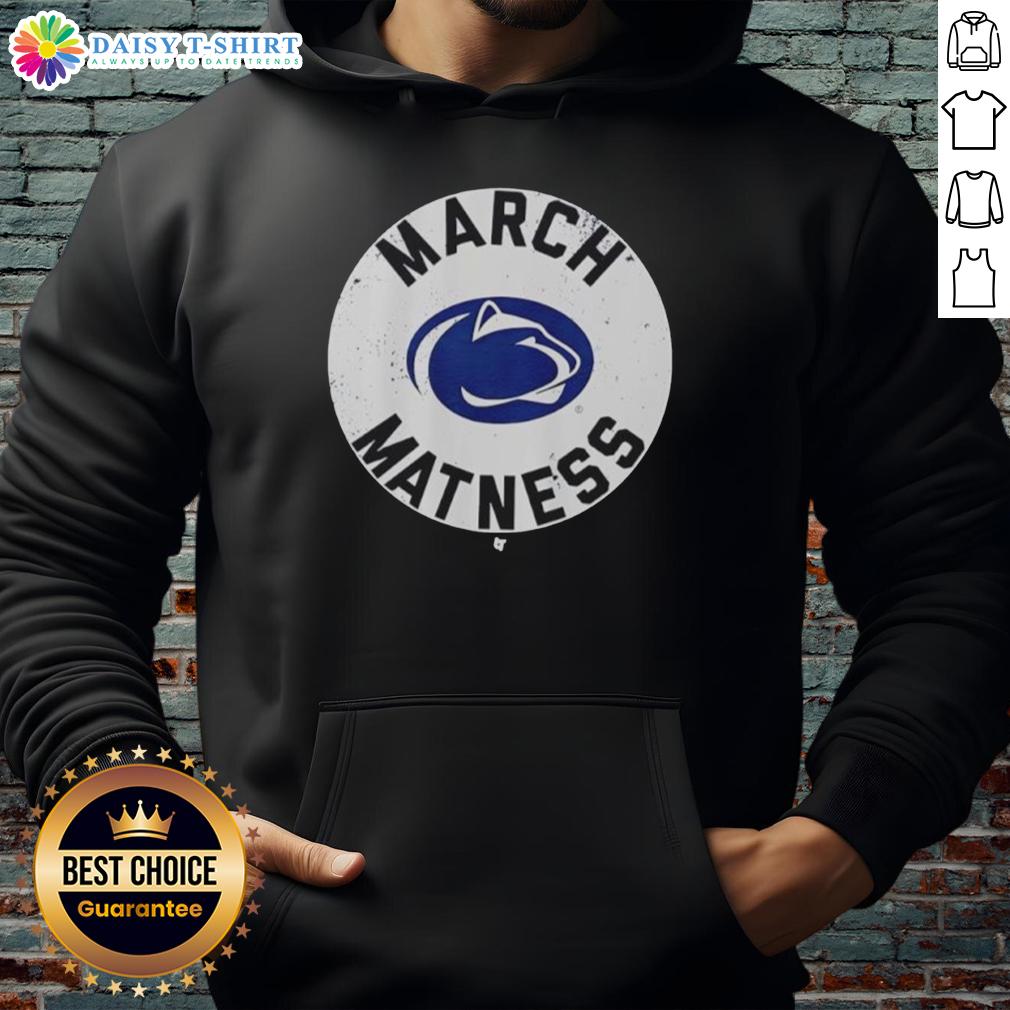 Pretty Penn State Wrestling March Matness Hoodie Alt Text: Stylish Penn State Wrestling March Matness hoodie featuring team colors and logo, perfect for fans and athletes.