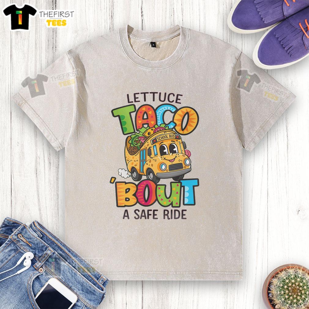 pretty-taco-bout-a-safe-washed-t-shirt Pretty Taco Bout A Safe Washed T-Shirt featuring a colorful taco graphic on a soft cotton fabric.